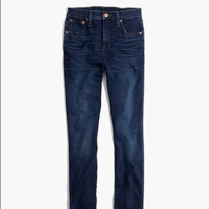 Madewell 10” High Rise Skinny Jeans in Hayes Wash